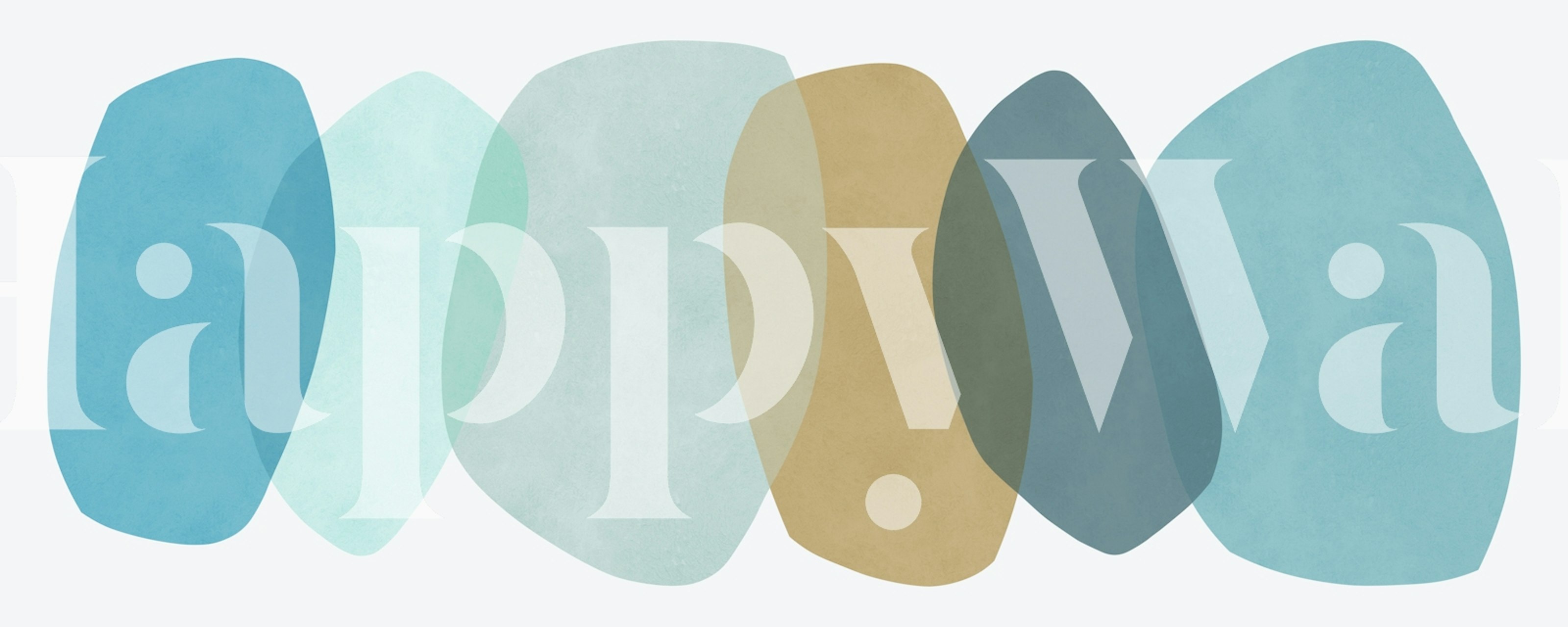 Design della carta da parati Modern abstract strokes