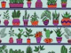 Shelves with Vase Plants 3