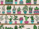 Shelves with Vase Plants 4