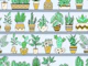 Shelves with Vase Plants 6