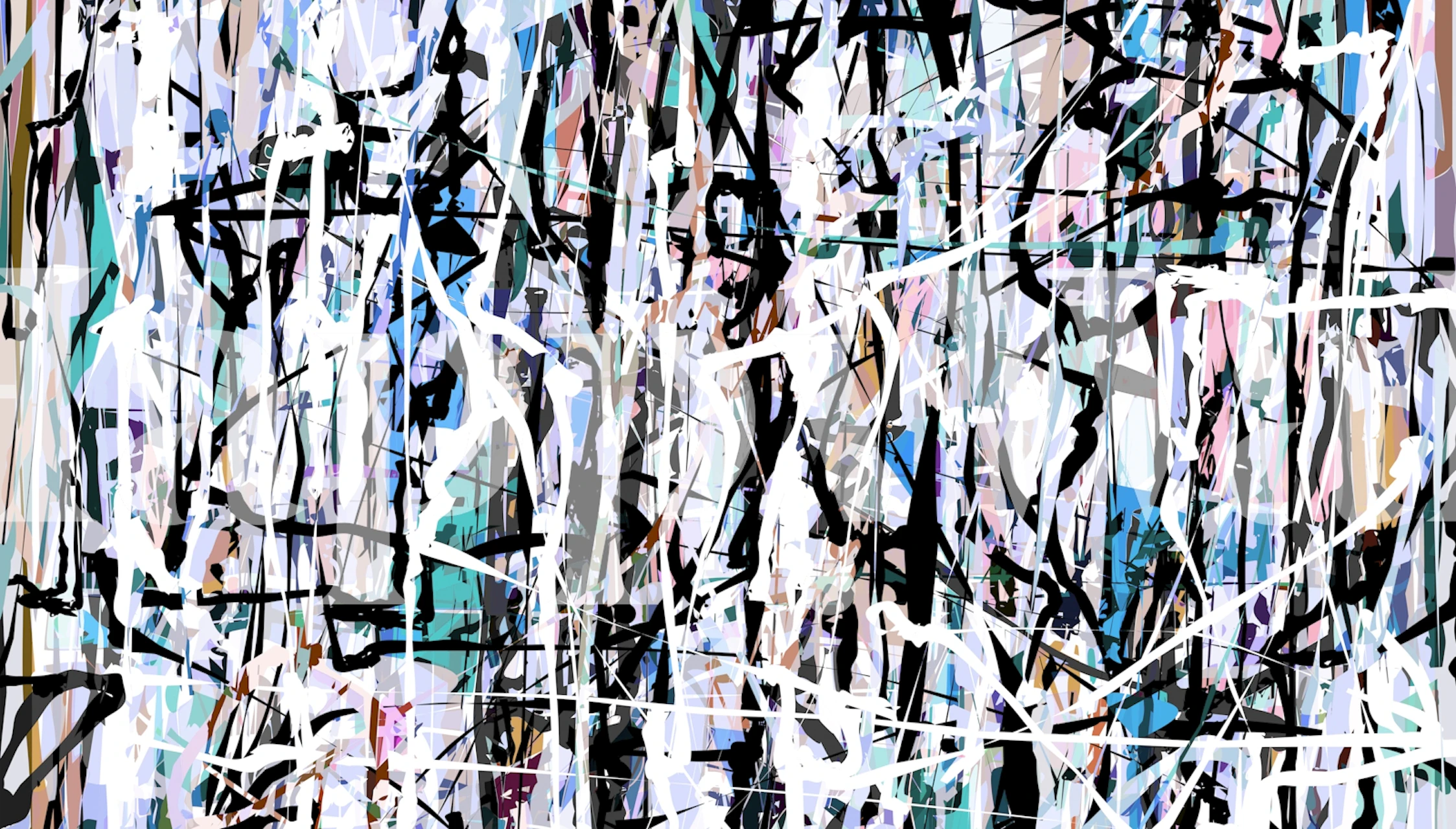 Tapisserie Pollock Wink 73 affichée dans une pièce