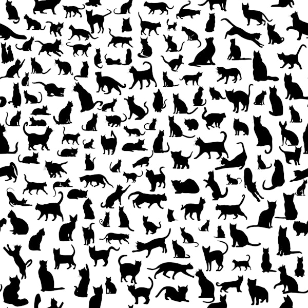 Cats Silhouettes 1