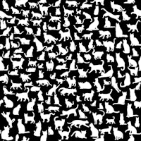 Cats Silhouettes 2 tapete