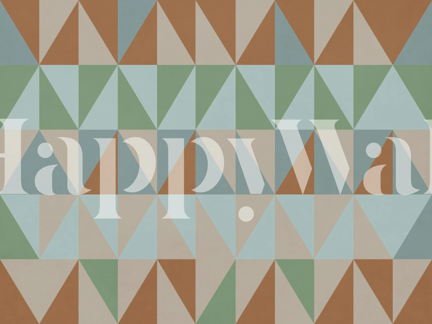 Papel Tapiz de Patrones Geométricos con Composiciones Triangulares en Tonos Suaves