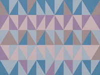 Geometric Pieces - Blue papiers peint