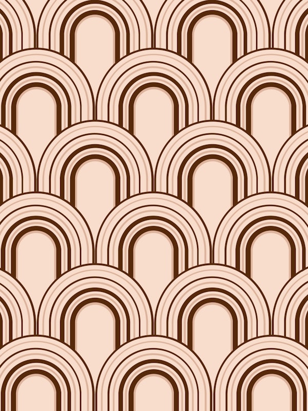 Rainbow Arch Abstract Wave 1