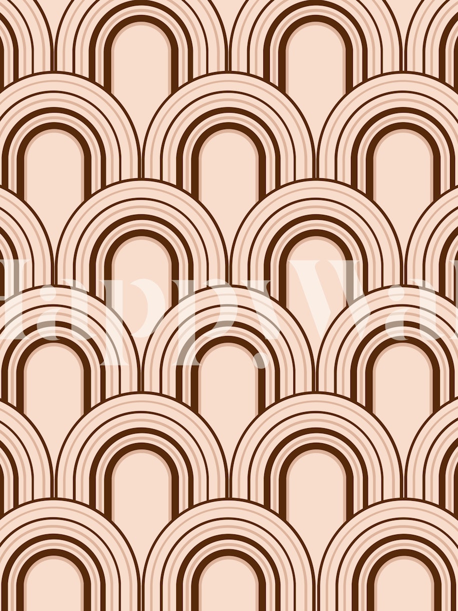 Rainbow Arch Abstract Wave 1 wallpaper - Happywall