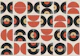 Mid Century Bauhaus Music Geometry