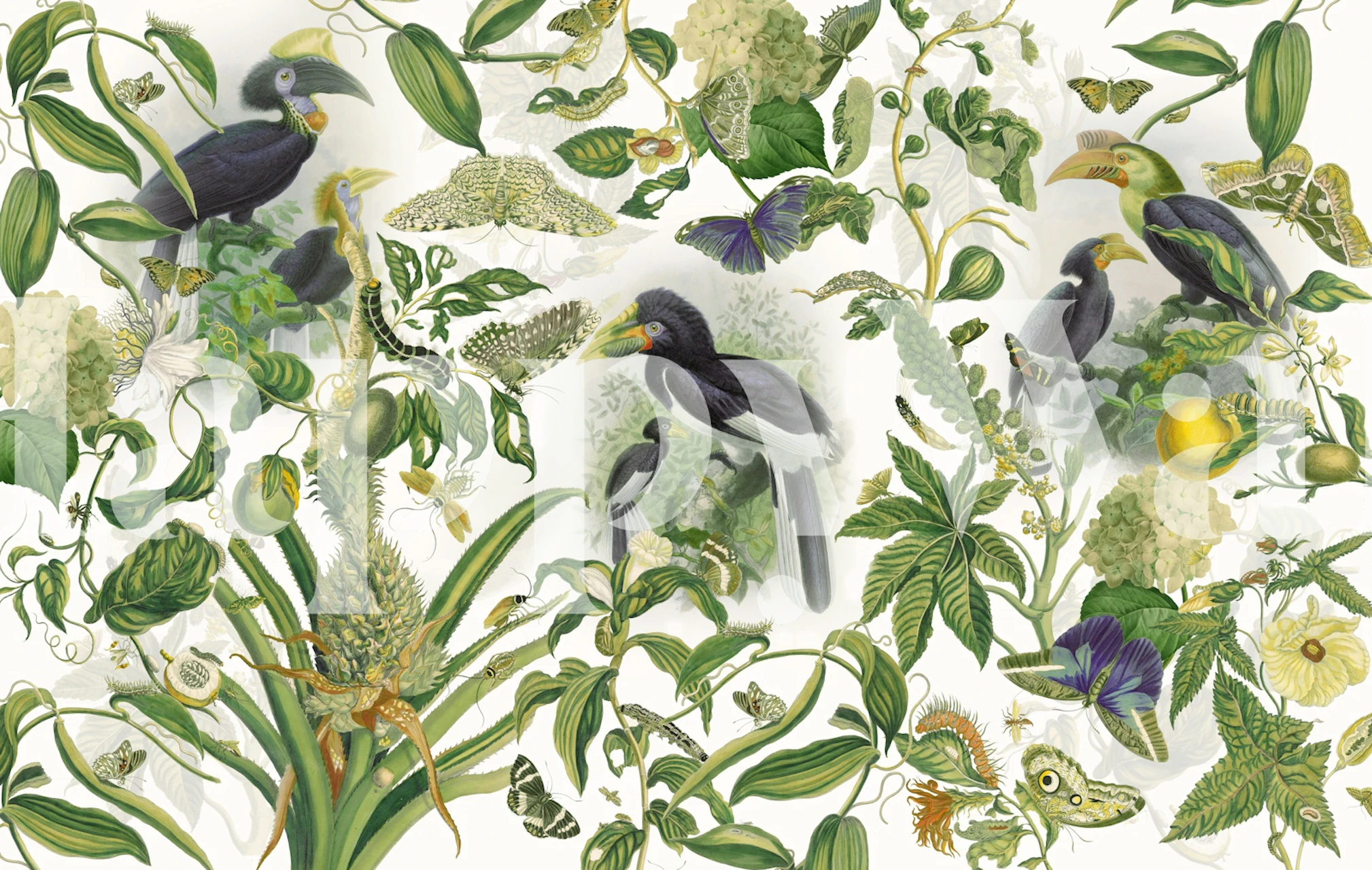 Tapeta Life Jungle 02 w pokoju