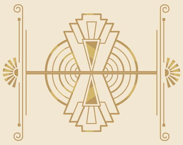 Art Deco Vintage Geo