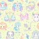 Cute Kawaii Zodiac 4 pastel yellow