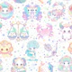 Cute Kawaii Zodiac 1 white large