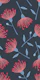 EUCALYPTUS TOSSED Floral - Navy Blue - Large
