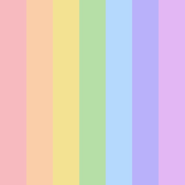 Pastel Rainbow Stripes Wallpaper 4