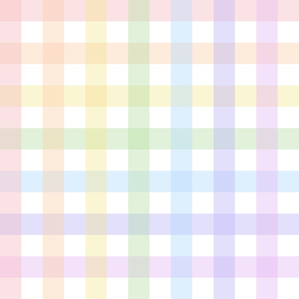 Pastel Rainbow Gingham 2
