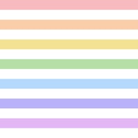 Horizontal Pastel Rainbow Stripes 1 ταπετσαρία