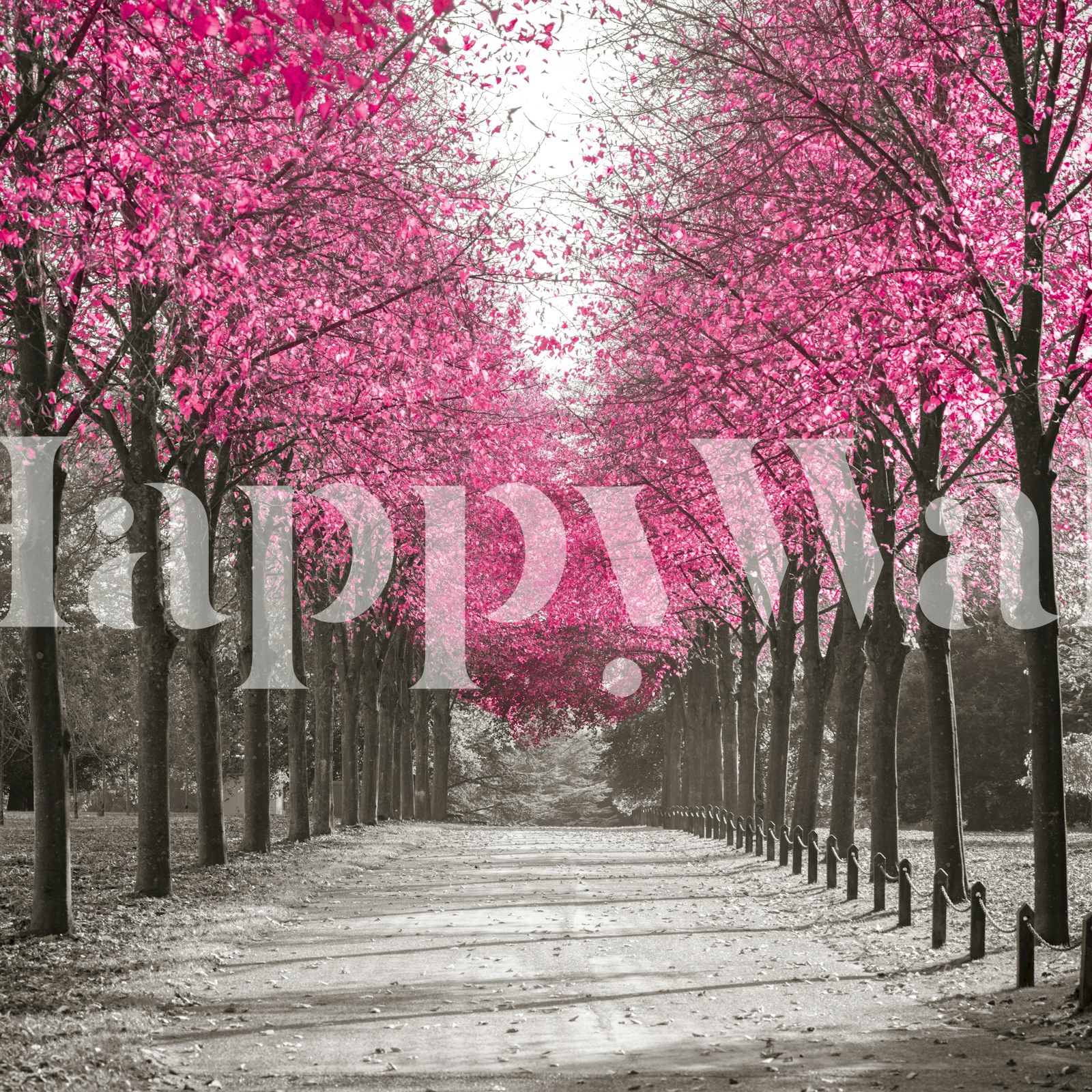 White Pink Wallpaper Design