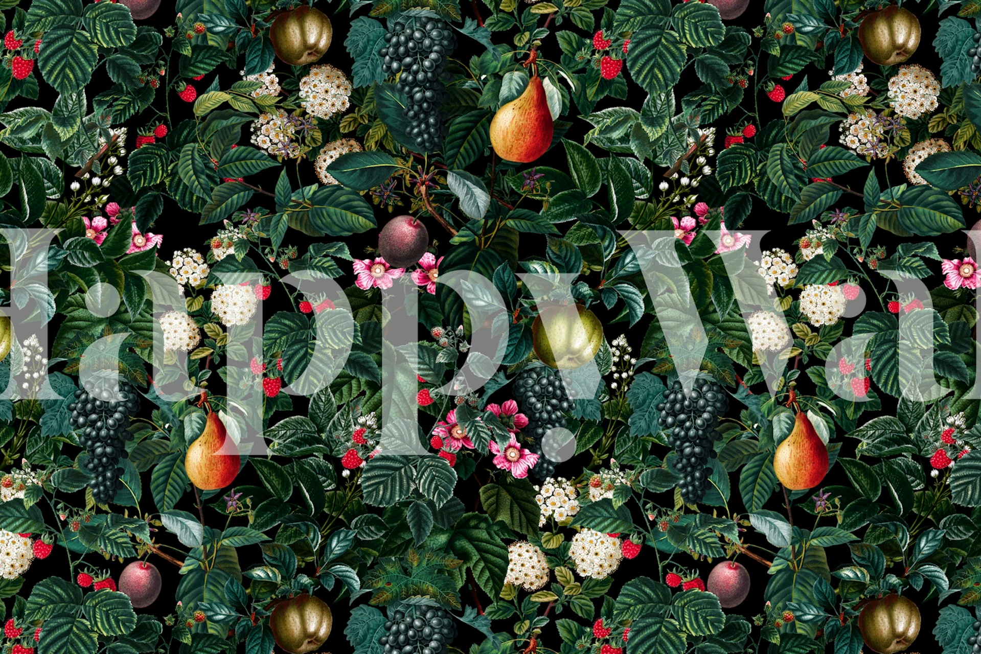 Delicious floral pattern wallpaper in a room