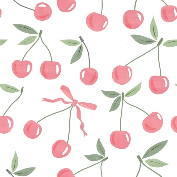 Preppy Pink Cherries