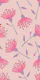 EUCALYPTUS TOSSED Floral - Pink Red Purple LG