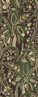 Bohemian Botanical harmony brown and green tapety