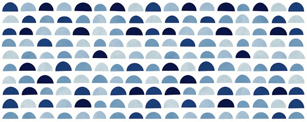 Blue circles pattern 1