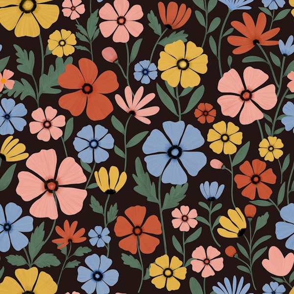 Colorful wildflowers