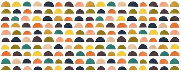 Colorful circles pattern