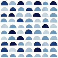 Blue circles pattern 3 carta da parati