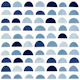 Blue circles pattern 3