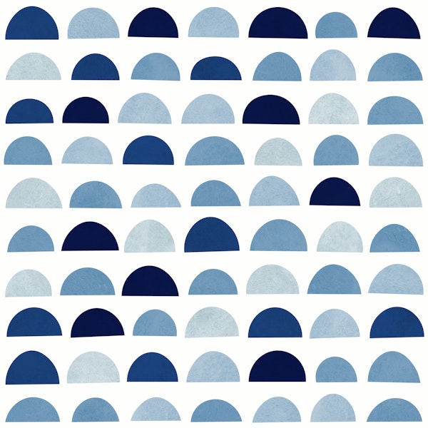 Blue circles pattern 3