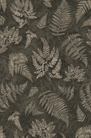 Moody Woods Brown Fern Botanical Pattern papiers peint