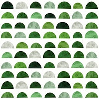 Emerald Semi Circles carta da parati