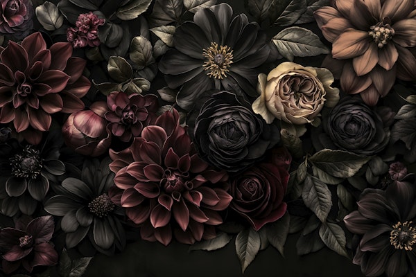 Nocturnal Botanica Moody Baroque Flowers