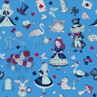 Alice's Adventures in Wonderland pattern 2 wallpaper