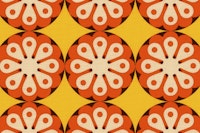 Sunset Florals Deco wallpaper