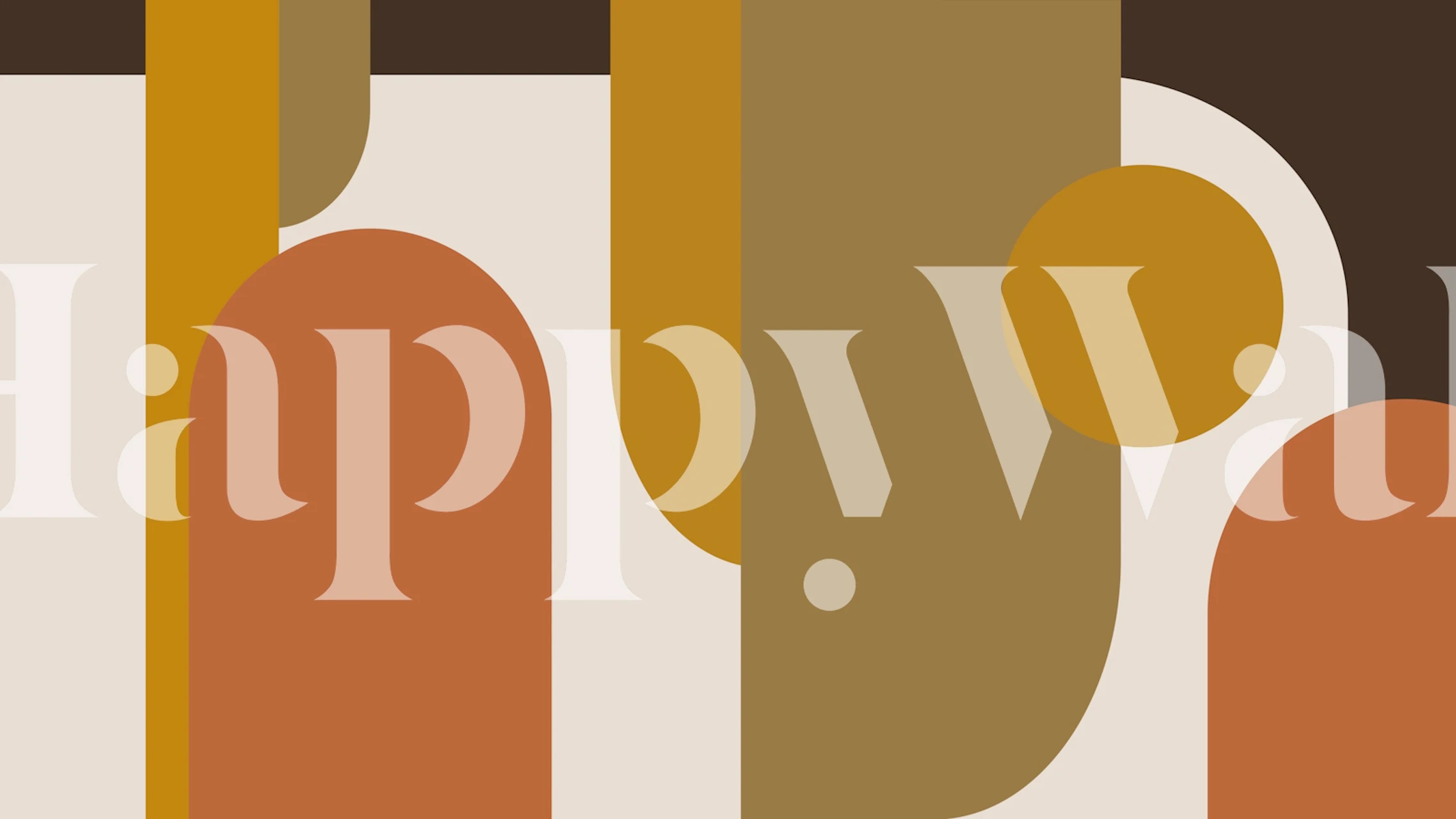 Autumn Hues Abstraction tapeta w pokoju