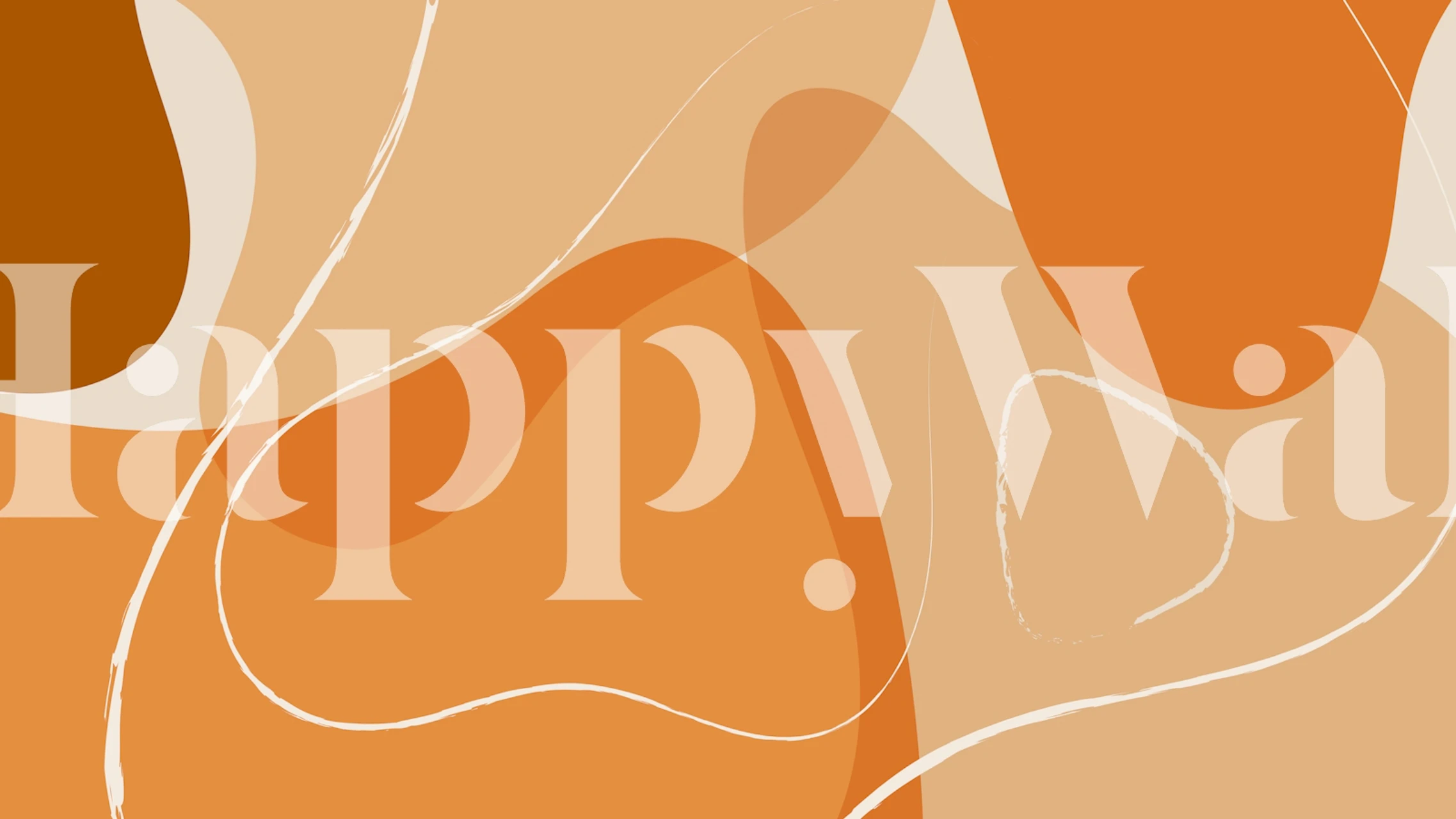 Copper Curves Chic behang in een kamer