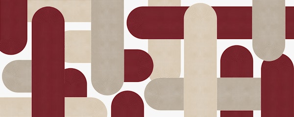 Abstract Curves Decor