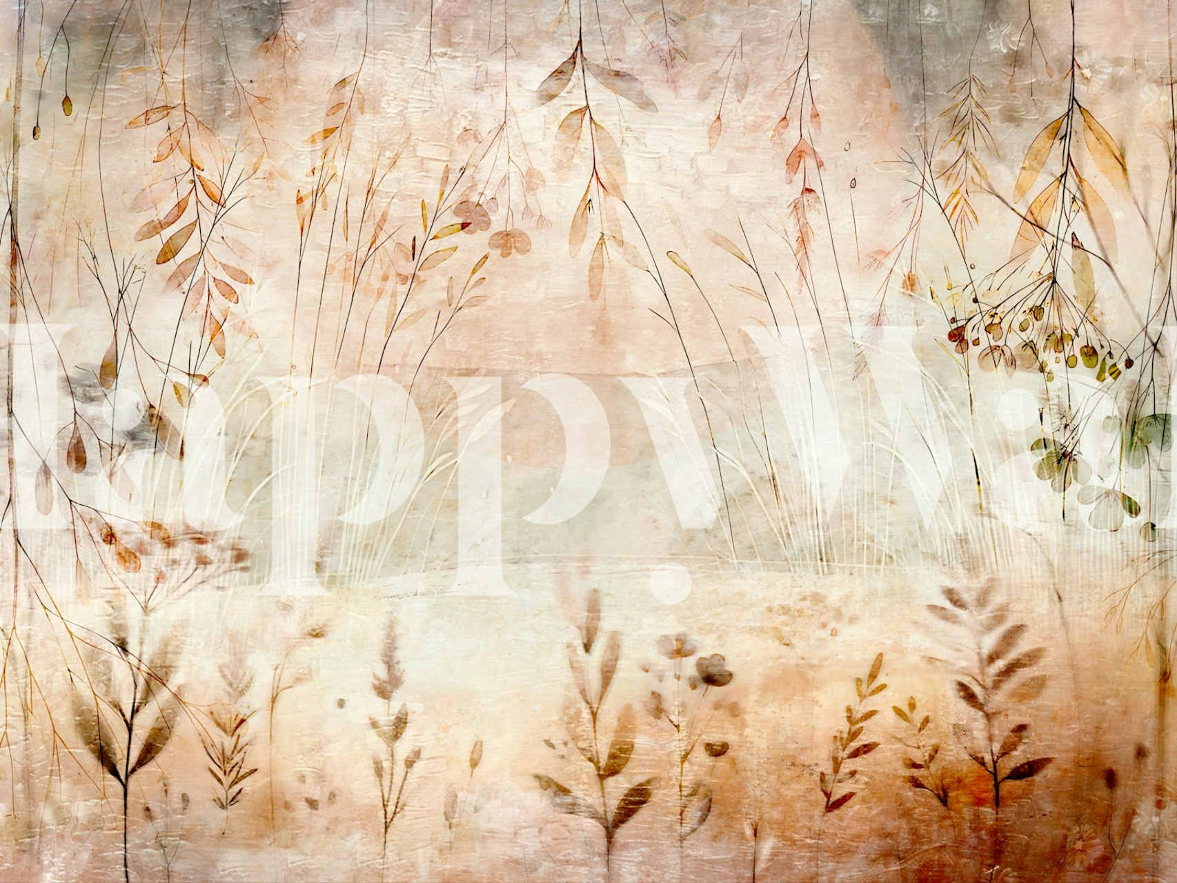 Ethereal Botanicals tapet i et rum