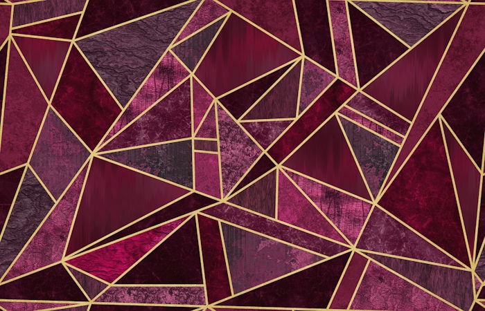Burgundy Mosaic Grace main image 1