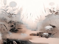 Misty Meadow Dream behang