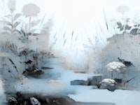 Misty Meadow Escape behang