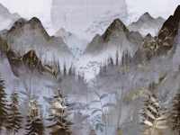 Silverleaf Mountain Mist wallpaper