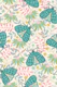 TANGLED GARDEN MOTHS Pastel Cottage Floral