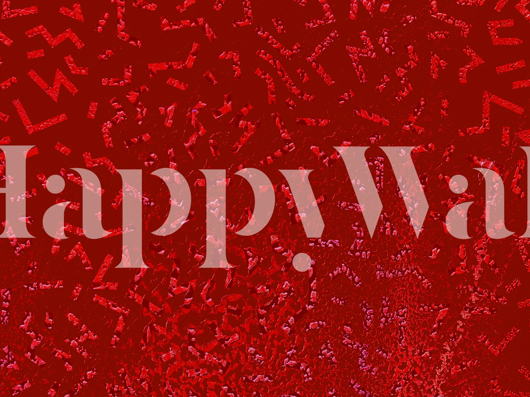 Crimson Chaos wallpaper in a room setting