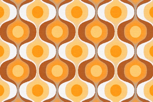 Fluffy 70s Retro Sunburst