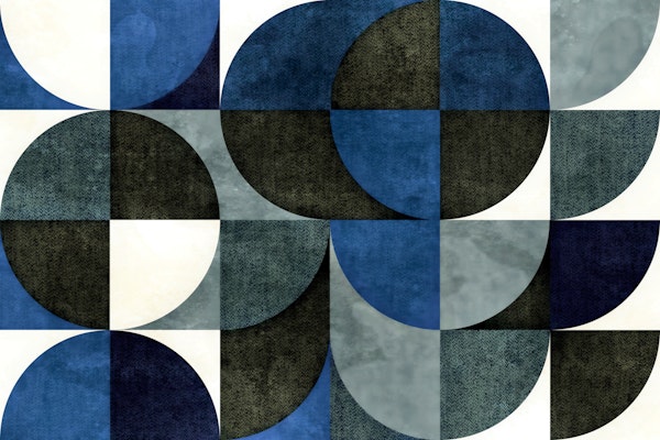 Modern Geometric Blues