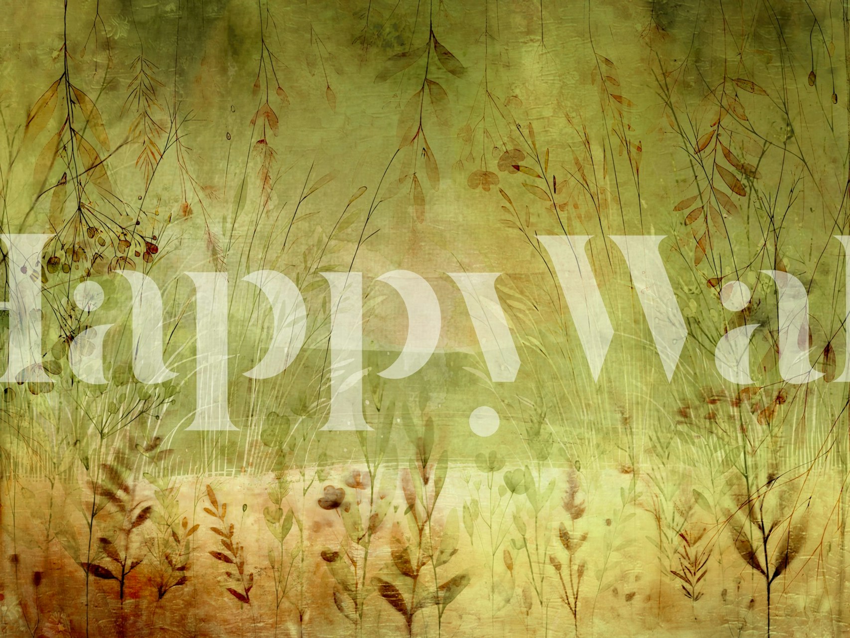 Σχεδίαση Vintage Botanical Bliss σε ένα δωμάτιο