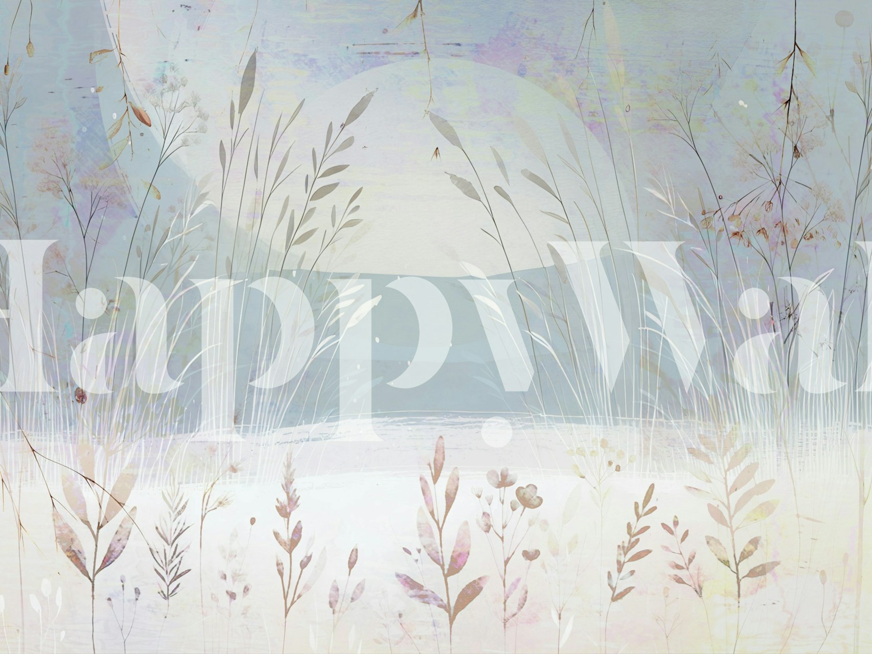 Ταπετσαρία Pastel Nature Dream σε περιβάλλον δωματίου